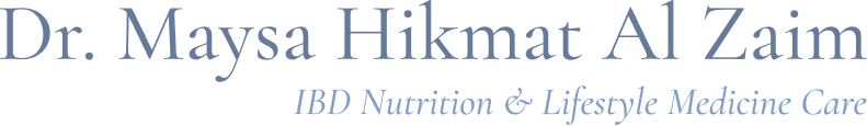 Dr Maysa Hikmat Al Zaim, IBD Nutrition and Lifestyle Medicine Care